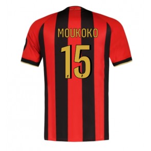 OGC Nice Youssoufa Moukoko #15 Replika Hjemmebanetrøje 2024-25 Kortærmet